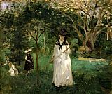 Berthe Morisot Wall Art - Butterfly Hunt